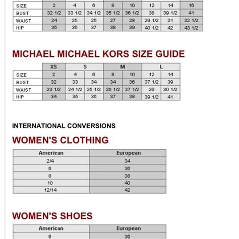 michael kors jeans size chart|michael kors womans jeans.